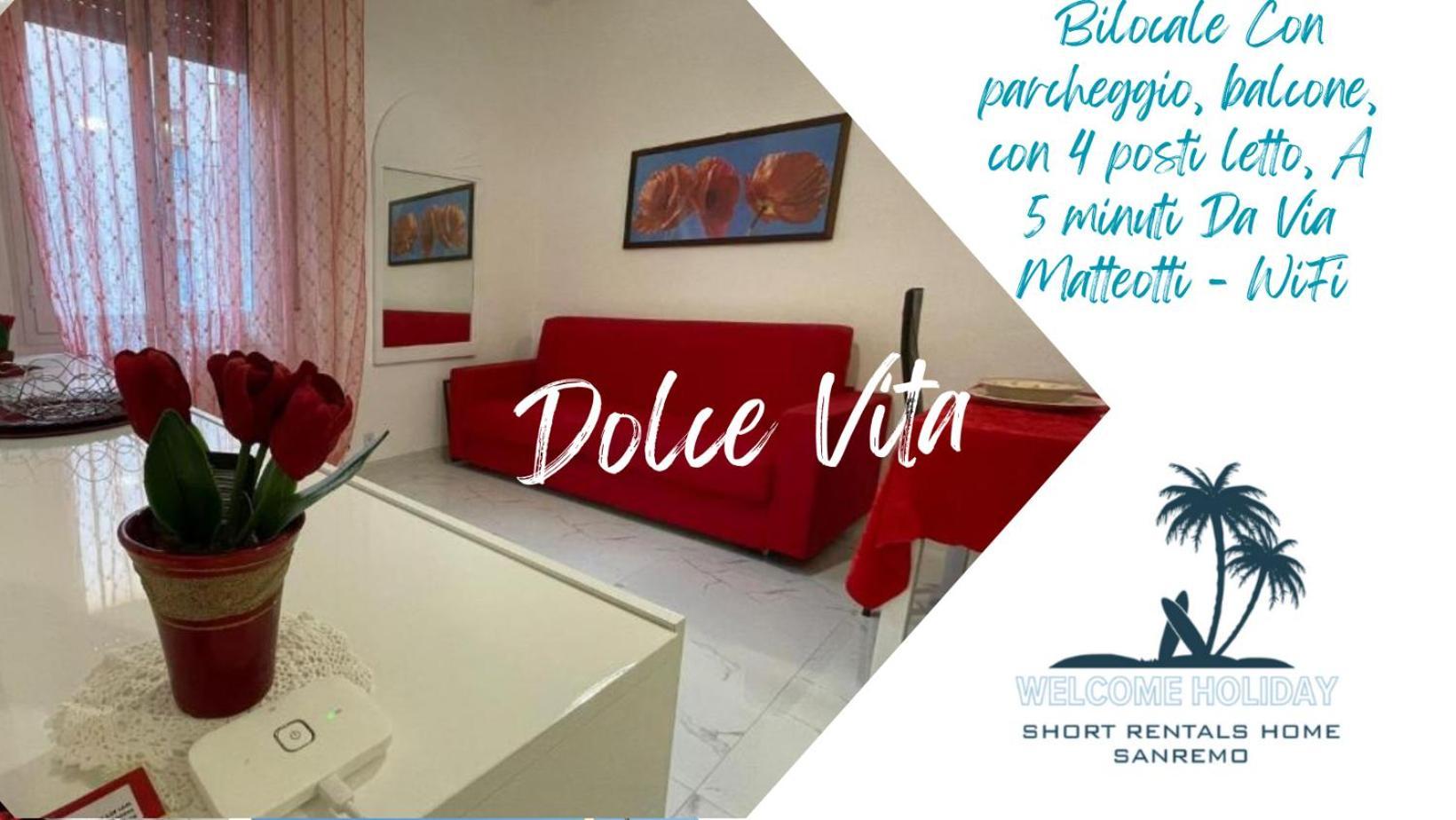 Wh - Dolce Vita - Bilocale - 5 Minuti Dal Centro - Parcheggio Gratuito - Wifi 圣雷默 外观 照片